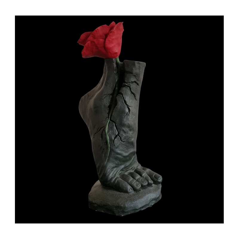 Le pied fleuri